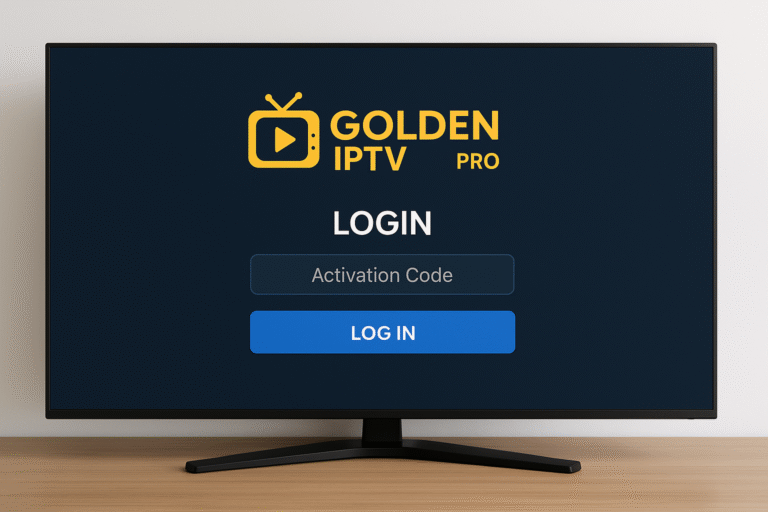 Golden IPTV Pro Activation Code